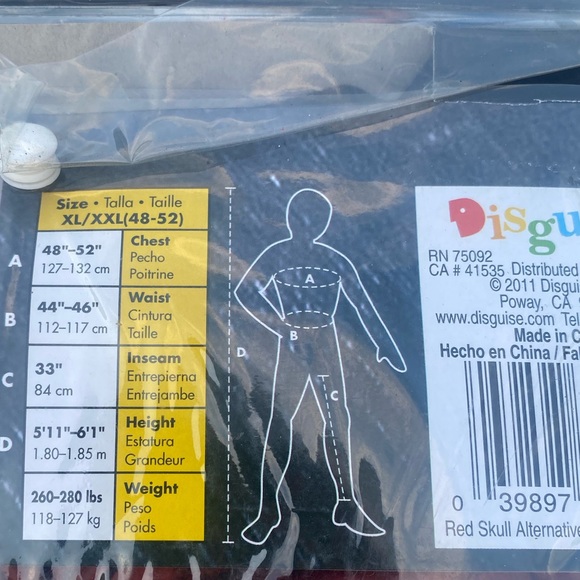 Mens costume captain America - Picture 4 of 4